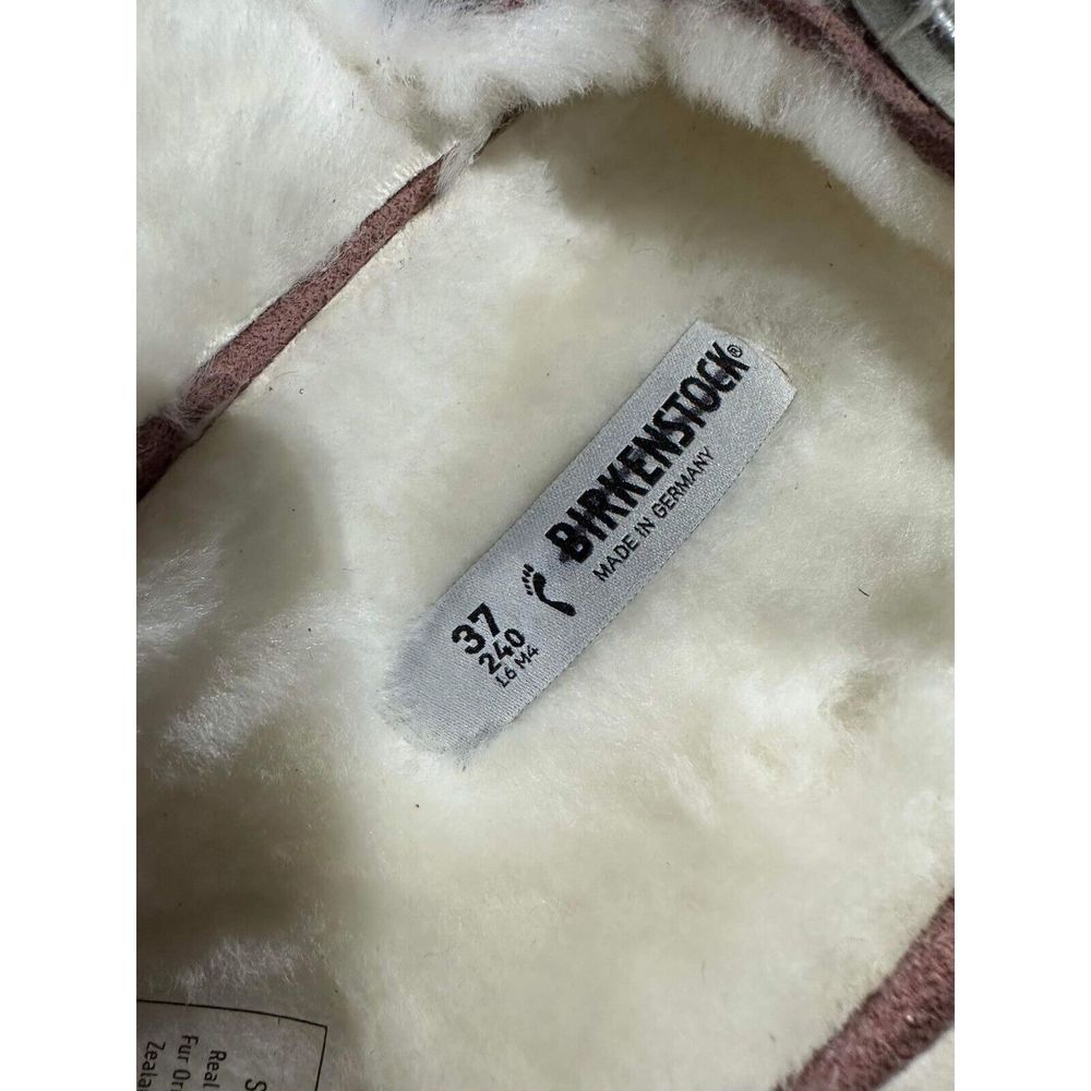 New Birkenstock Arizona Big Buckle Shearling Sandals size Eu 37 - Picture 6 of 6
